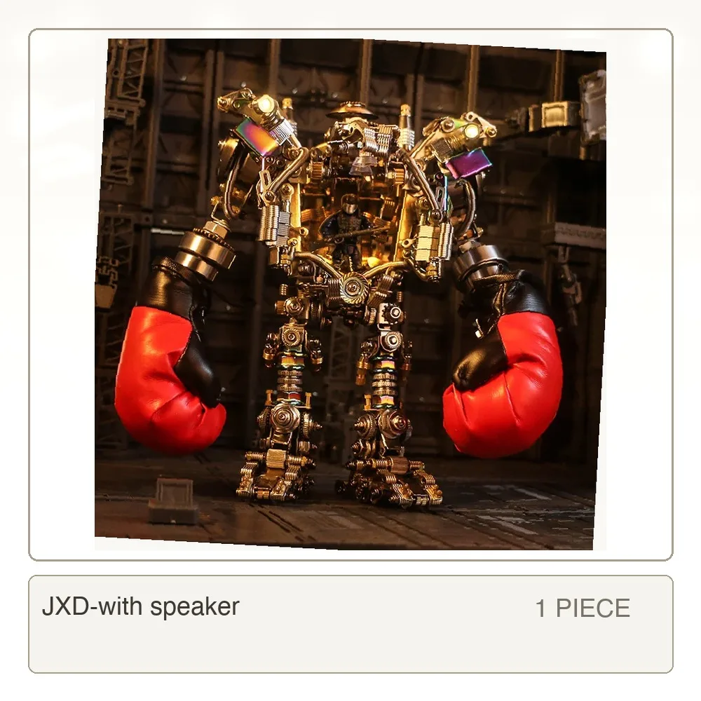 880pcs 3D DIY precision destroy metal assembled boxer model tide play hand-made New Year Collectible for boys high-end ornaments