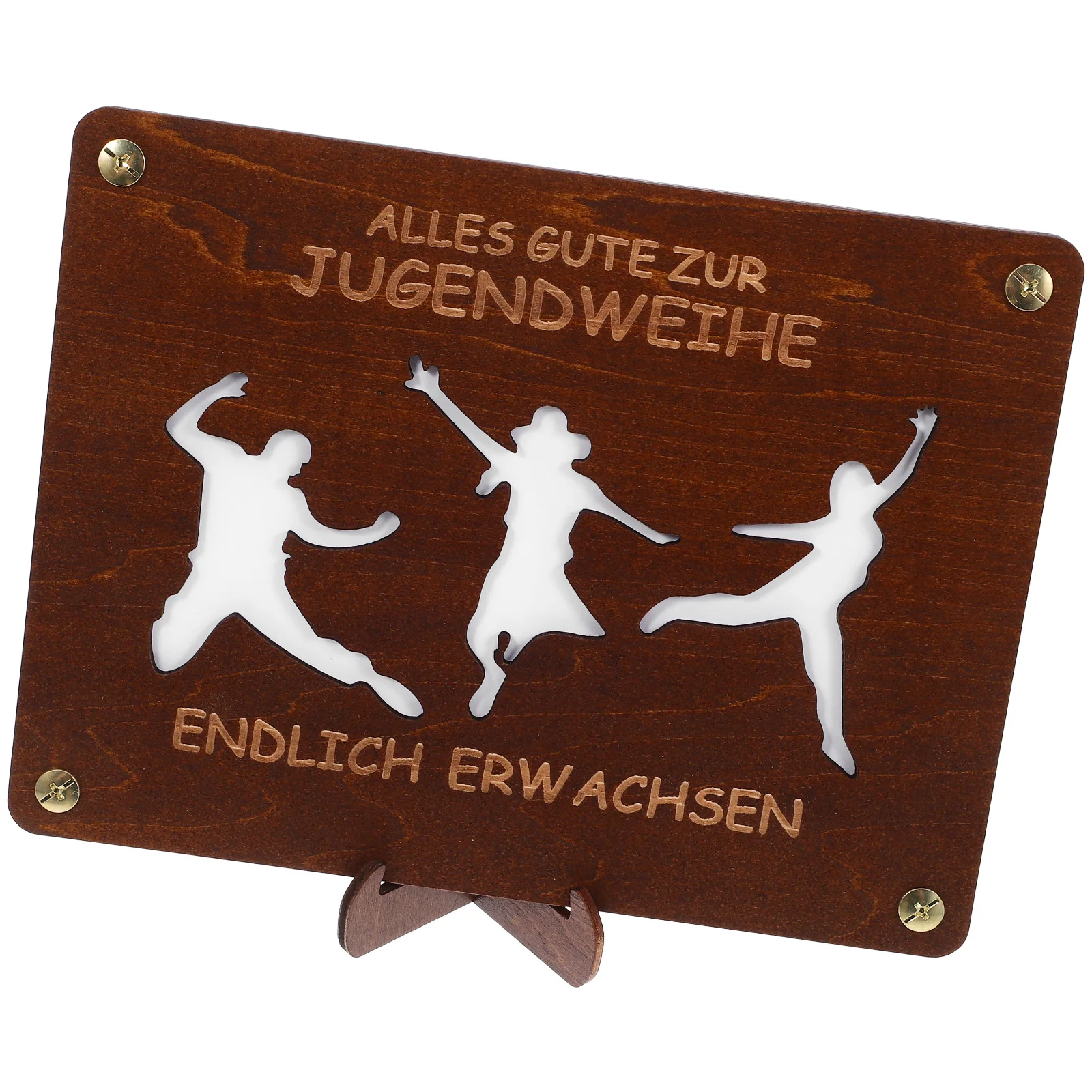 Wood Money Container Rectangular Durable Cash Holder Portable Graduation Money Wallet Display Cash Organizer Graduation Gifts