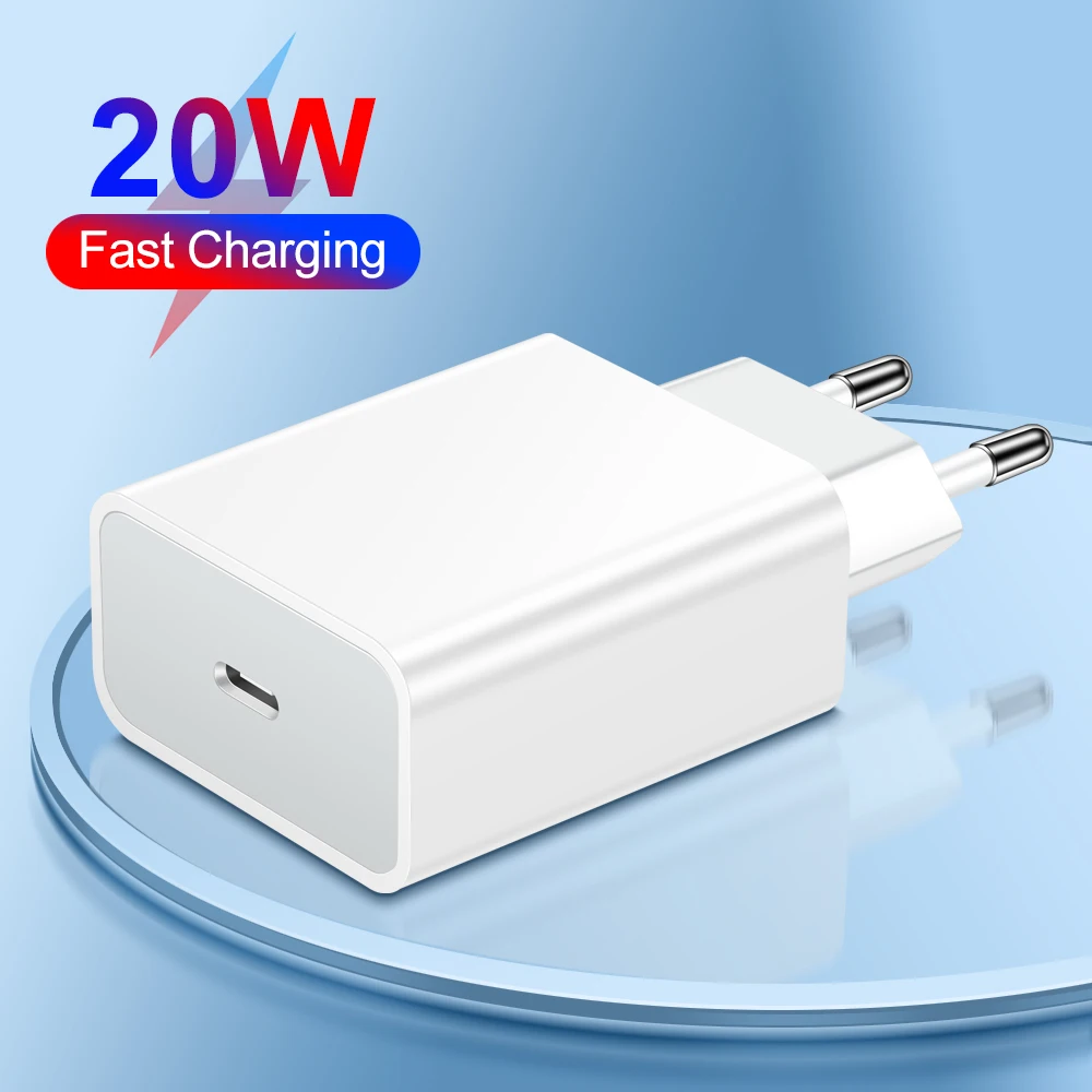 20W Fast Charger Quick Charging For iPhone 12 13 14 15 16 Pro Max PD Type C Fast Charging Mobile Phone Adapter Phone Accessories