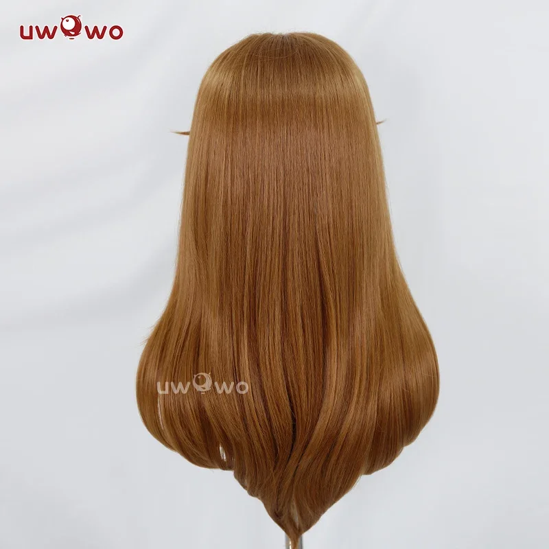 SN55UWOWO Ahri شعر مستعار تأثيري لعبة جامعة الأساطير/LOL تأثيري البوب أهري فوكس 2023 ASU كوس الباروكات أهري الشعر البني 95 سنتيمتر طويلة $5Q @ 1