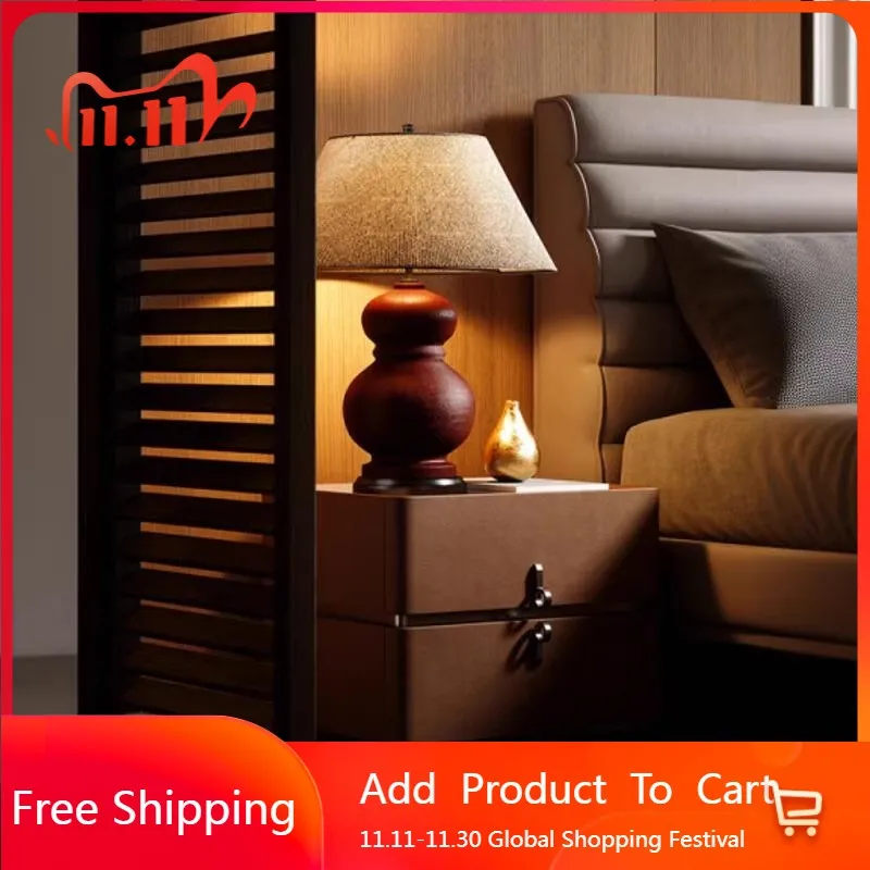 Comodino di lusso in legno Camera da letto Mid Century Modern Librero Console Comodino Armadi Angolo Patio Muebles Mobili per hotel