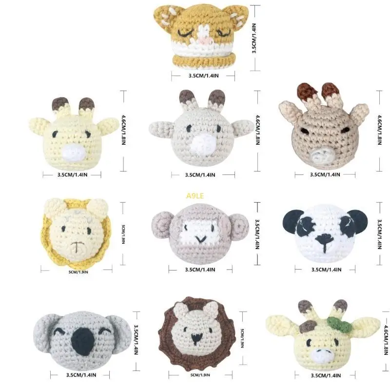 Szydełkowe koraliki DIY Anime ząbek koraliki bezpieczne i zabawne dla dzieci i małych dzieci