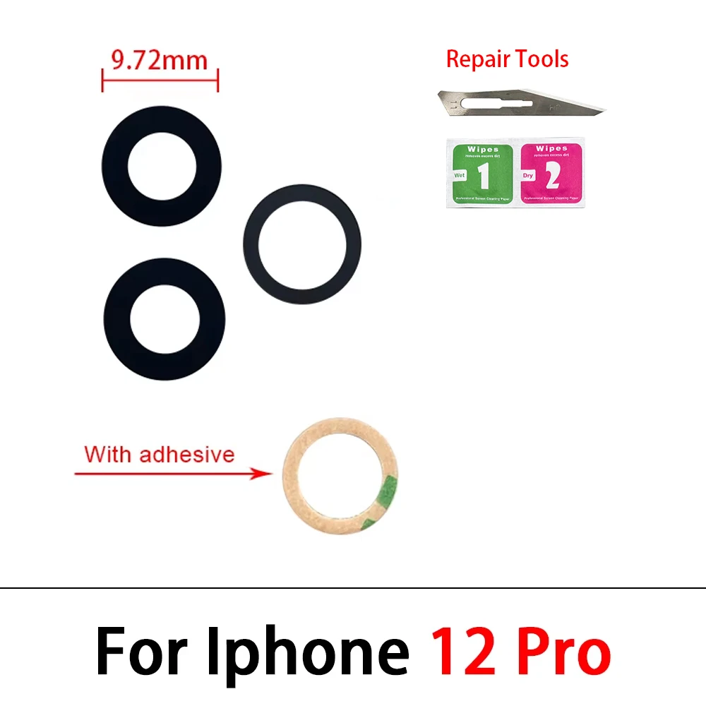 NEU Getestet für iPhone 13 Pro Max 13mini 14 16 Plus 6s Kameraglaslinse Rückkameraglaslinse mit Kleber Ersatz Reparatur – Detail 6