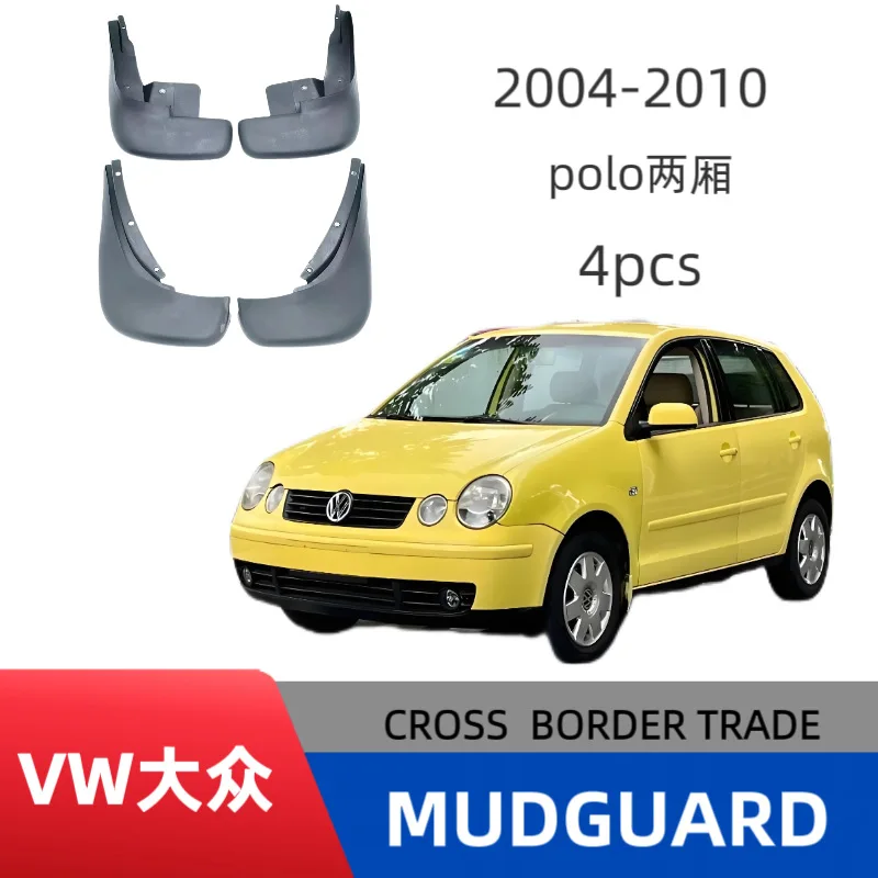 Garde-boue en caoutchouc souple pour pneu de voiture, adapté à Volkswagen Polo 2004 – 2010