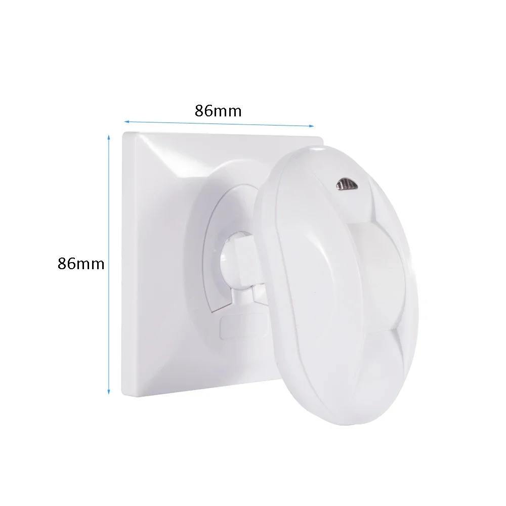 86mm Holder Wired Infrared Detector Curtain PIR Motion Sensor 15° NC NO Relay Output Options For Home Security System