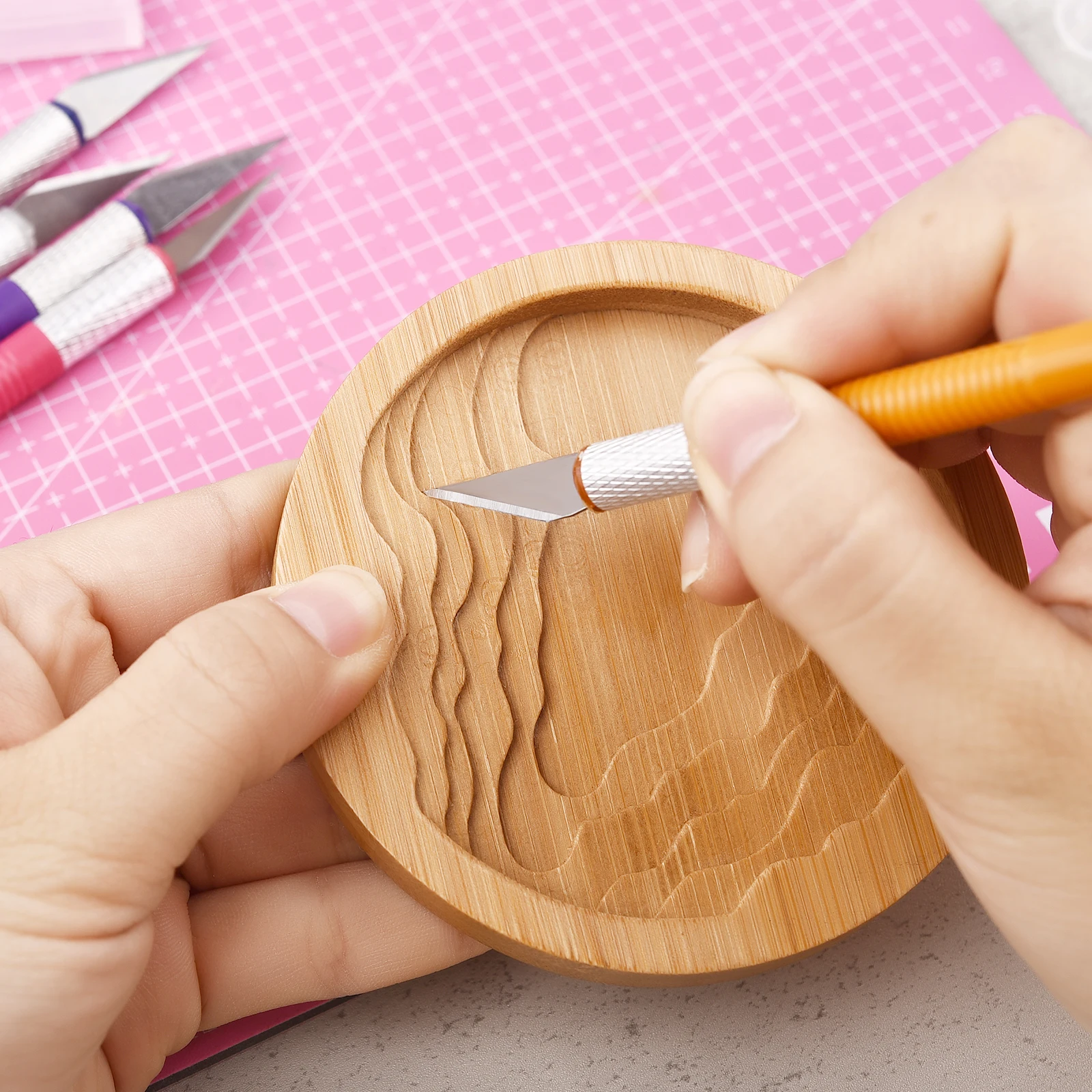 1pcs Cutter Knife Art Utility Knife Pen Sword Cut Stickers Scrapbooking Cutting Tool Hand Account Sword Cutter Paper Stationery view 2