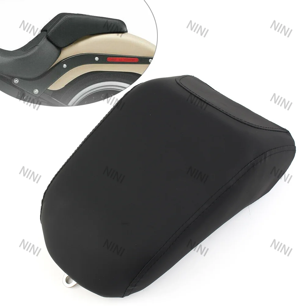 

Motorcycle For Harley Davidson FLSTF Fatboy 2008 2009 2010 2011 2012 2013 2014 Rear Passenger Seat Leather Back Pad