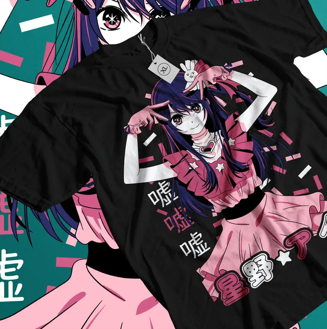 

Oshi No Ko T-Shirt Ai Hoshino Waifu Girl Call Of The Night Anime Shirt All Size