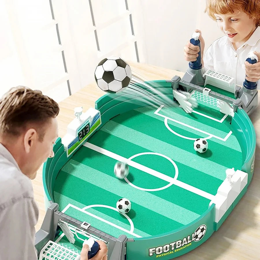 Children\'s table football toys Puzzle board game Table game two players against table interactive indoor football toys