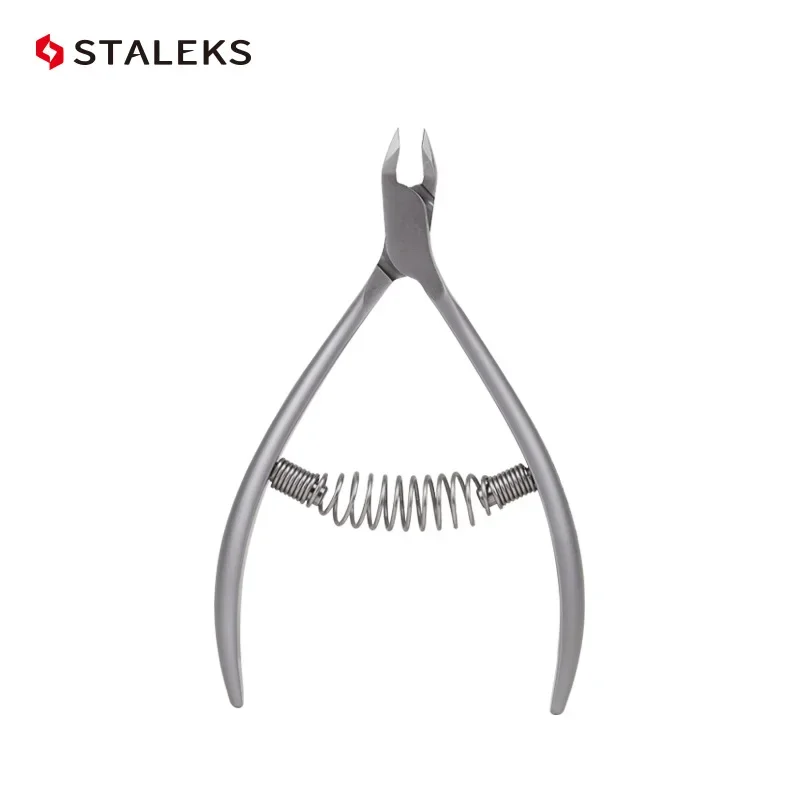 STALEKS Stainless Steel Toenail Cuticle Nipper High Precision Dead Skin Scissor Nail Cuticle Scissor Plier Manicure Tool NS-30-3