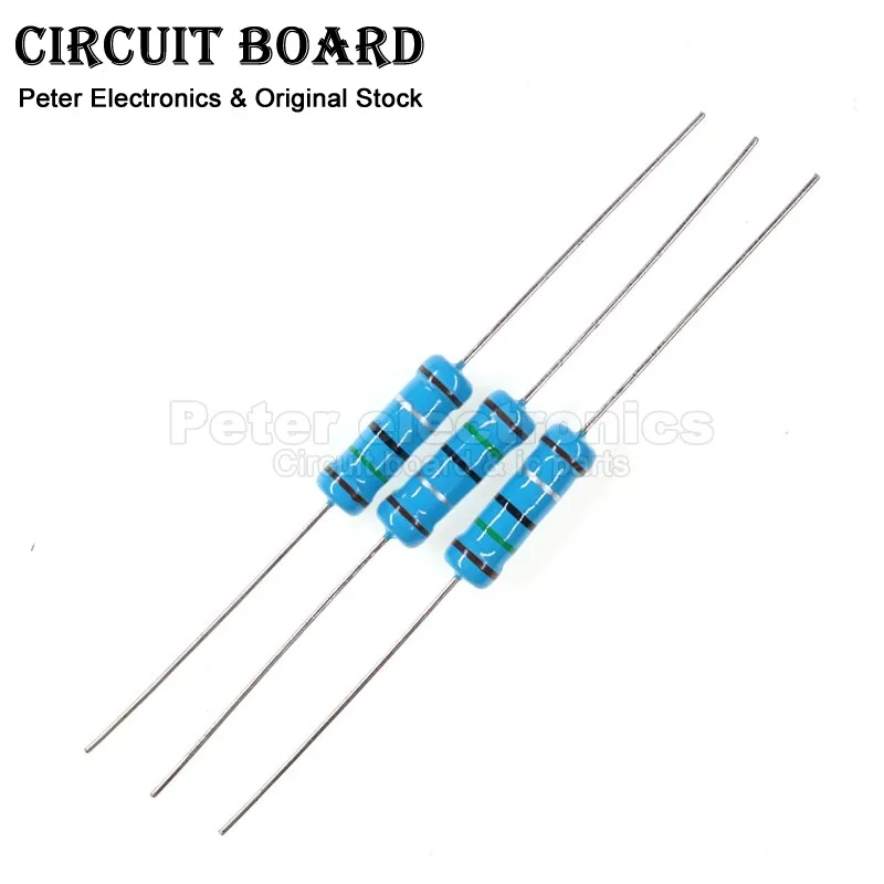 (10pcs) 1W Resistance 1% 51R 1.5K 0.1R 150K 150R 15K 200K 33R 100R 1K 100K 10K 1M Ohm Metal Film Resistors