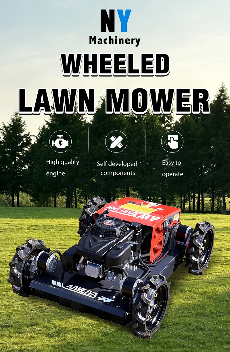 Customized Robot Lawn Mower GPS Autonomous Wire‑Free Cordless Smart Remote‑Controlled Garden Grass Cutting Robot