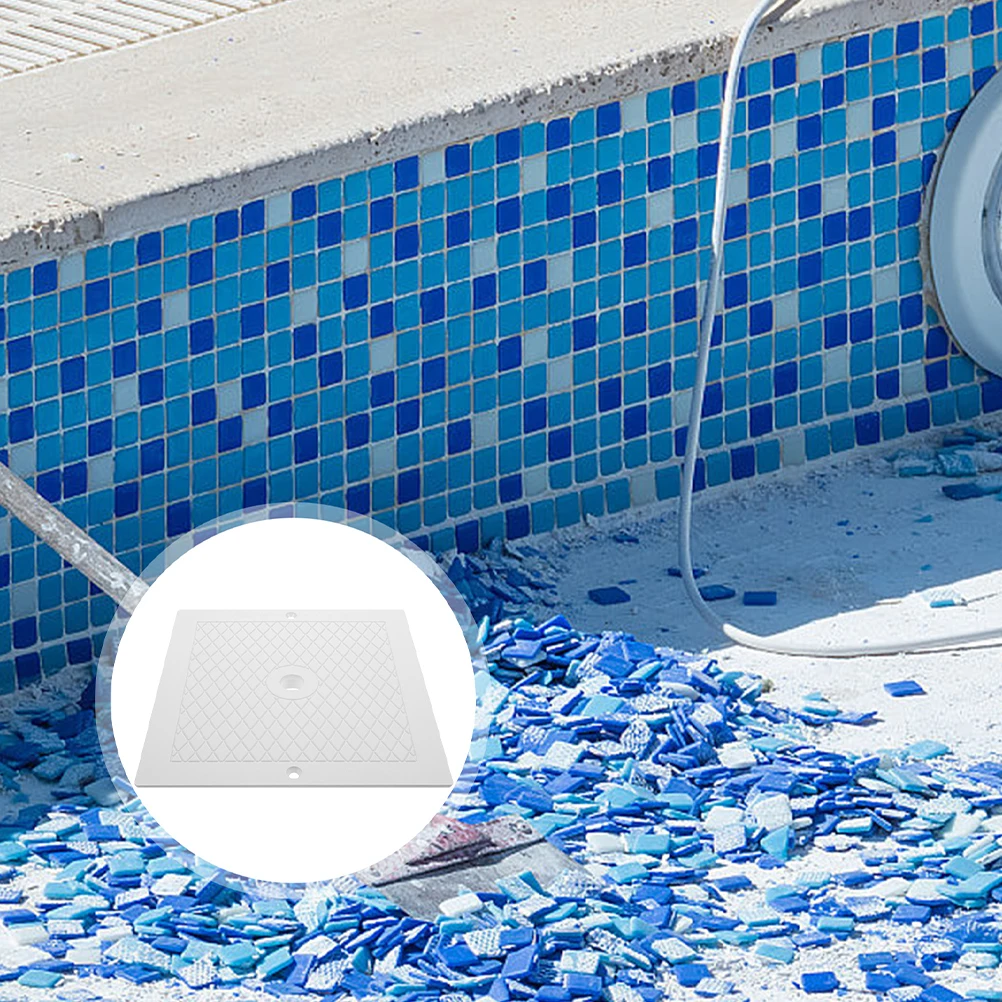 

2Pcs Pool Skimmer Cover PP Material Square Lid Replacement for Ground Swimming Pool Maintenance Debris Prevention Safety
