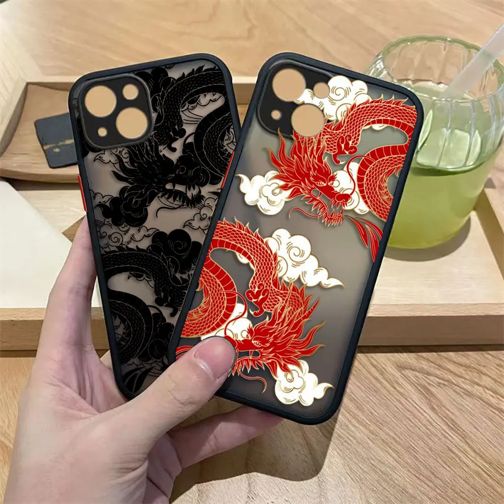 Moda Drago Caricatura Cassa Del Telefono Per VIVO Y02S Y03 Y04 Y15S Y19S Y20 Y21 Y22S Y29 Y35 Y36 Y39 Y50 Y51 Y70 Y72 Y78 Y100 Caso