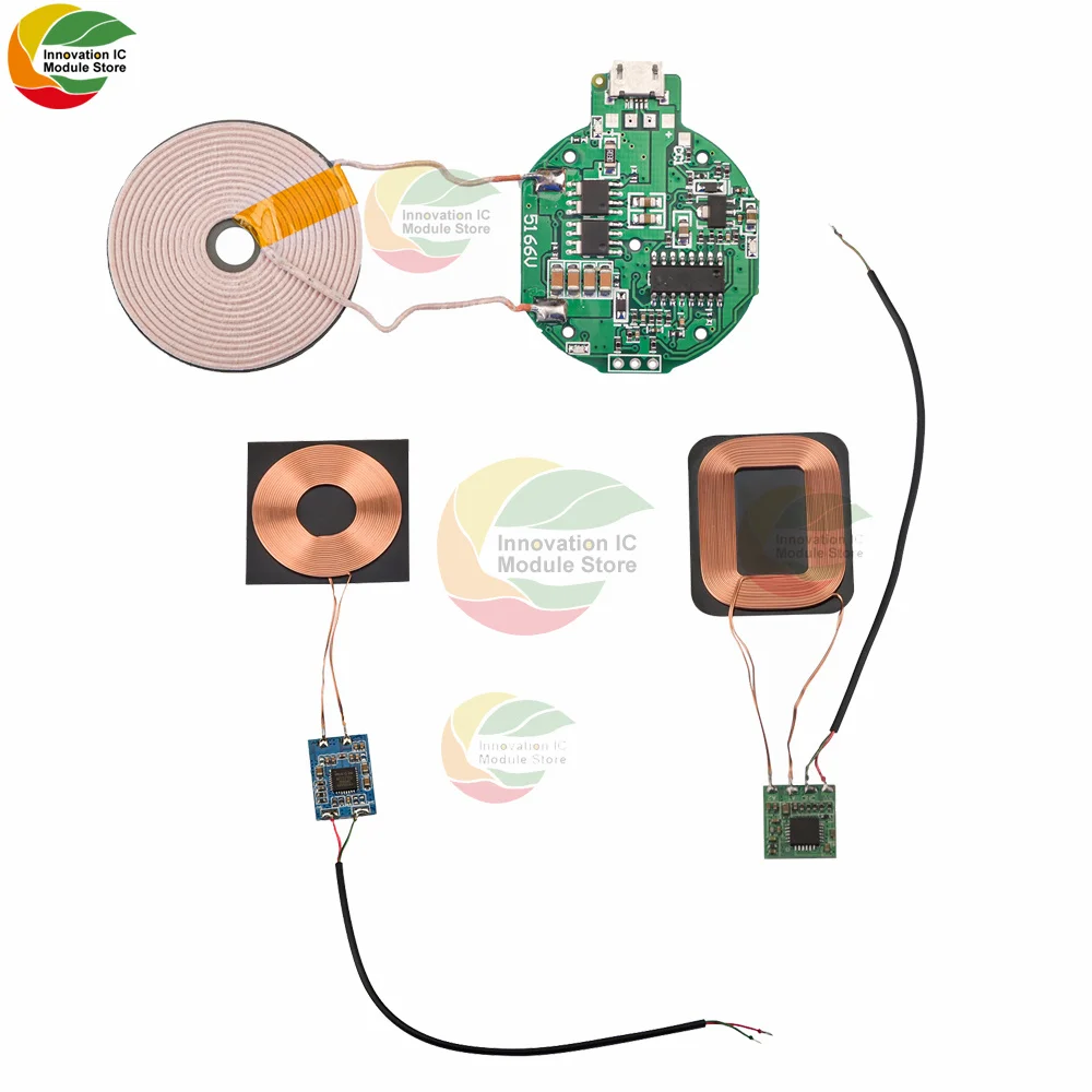 Mini wireless charging PCBA board coil For QI universal built-in DIY modified transceiver module mobile phone charging module