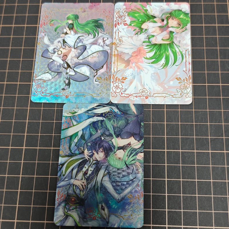 

CODE GEASS Lelouch of the Rebellion ACG Diy Self Control Collect Signature Trading Flash Card Anime Cartoon Gift