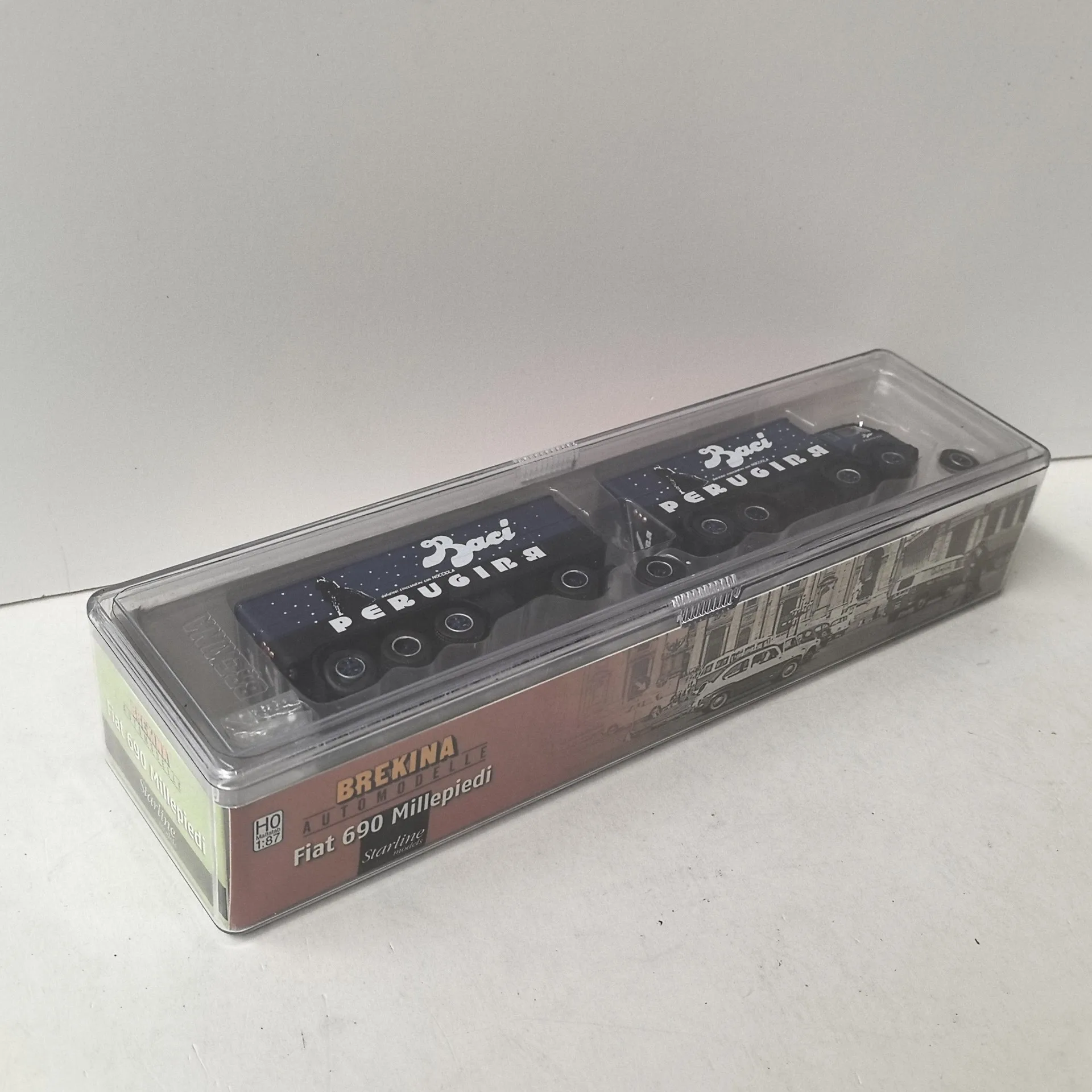 

Литой под давлением BREKINA HO масштаб 1/87, FIAT 690, модель транспортного автомобиля Millepiedi Fiat, Коллекционная игрушка, подарок, сувенир, украшение для дисплея