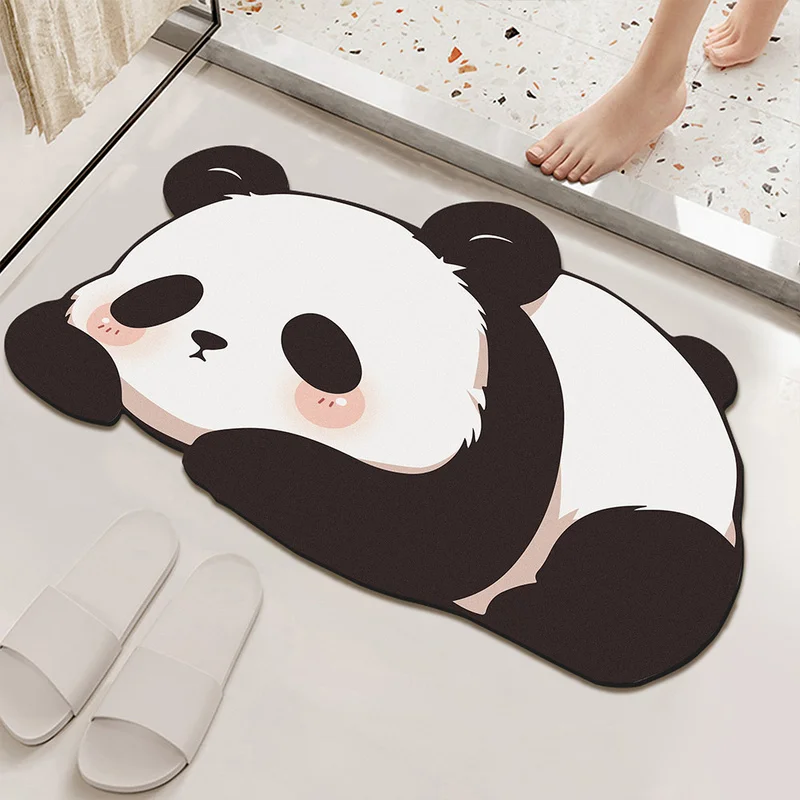 Soft diatomaceous earth absorbent bath mat, suitable for bathroom, toilet entrance, and bedroom; non-slip, quick-drying
