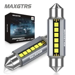 2x High Quality 31mm 36mm 41mm C5W C10W XBD LED CANBUS Car Festoon Light Auto Interior Dome Lamp Reading Bulb 6000K White