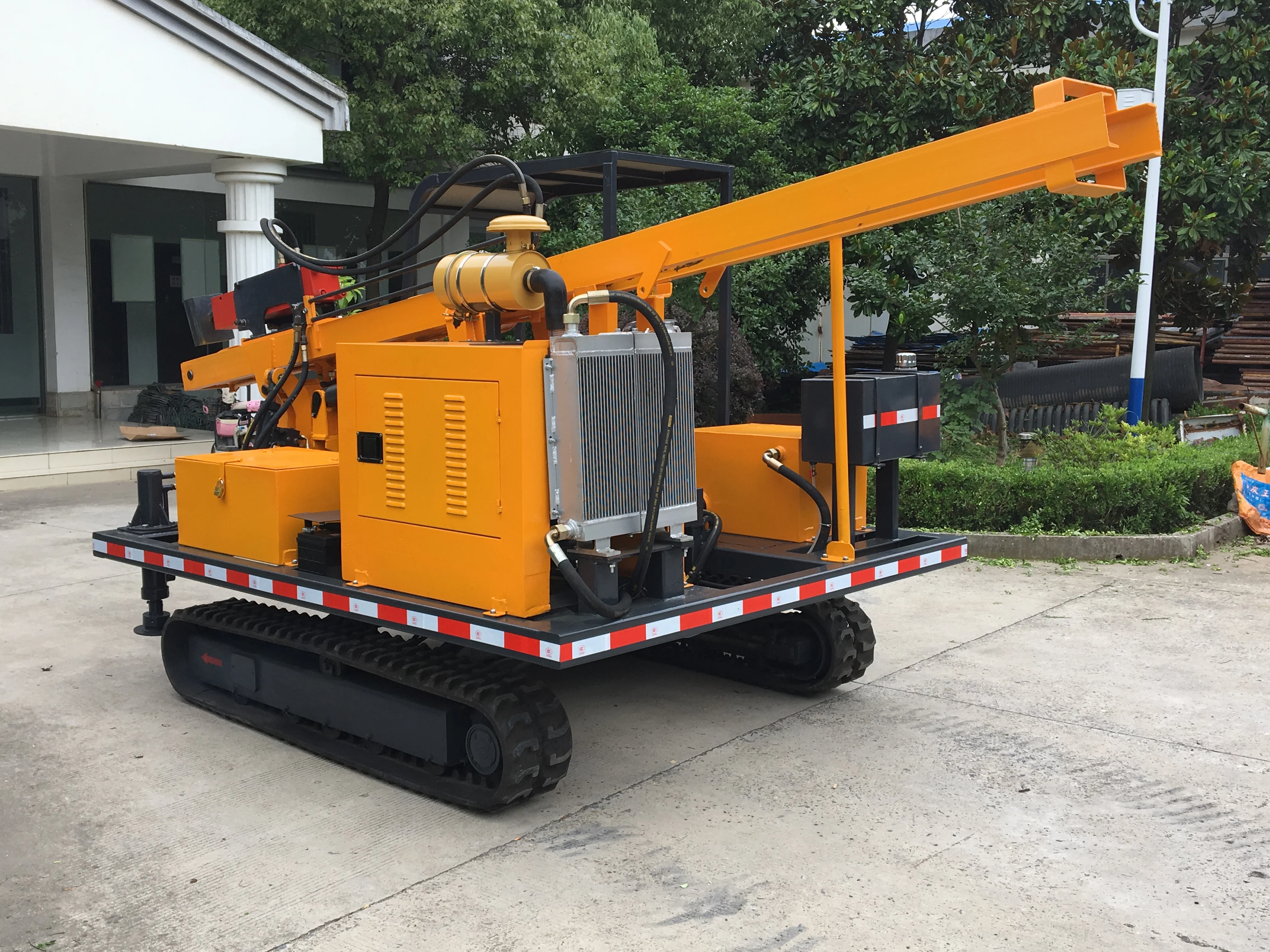 سائق كومة الزاحف الهيدروليكي لتركيب الألواح الشمسية #4