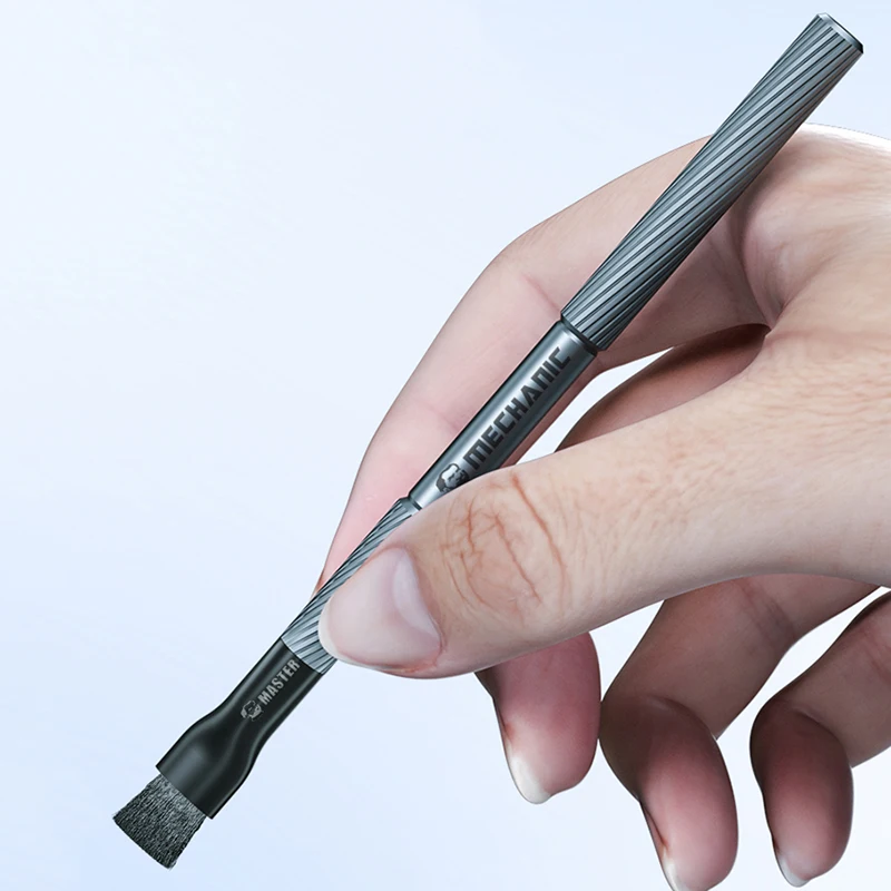 MECHANIK Szczotka do czyszczenia stali/futra do smartfona Tablet PC Płyta główna Usuwanie kleju z chipów Czysty kurz Narzędzia do naprawy telefonu — zdjęcie 5