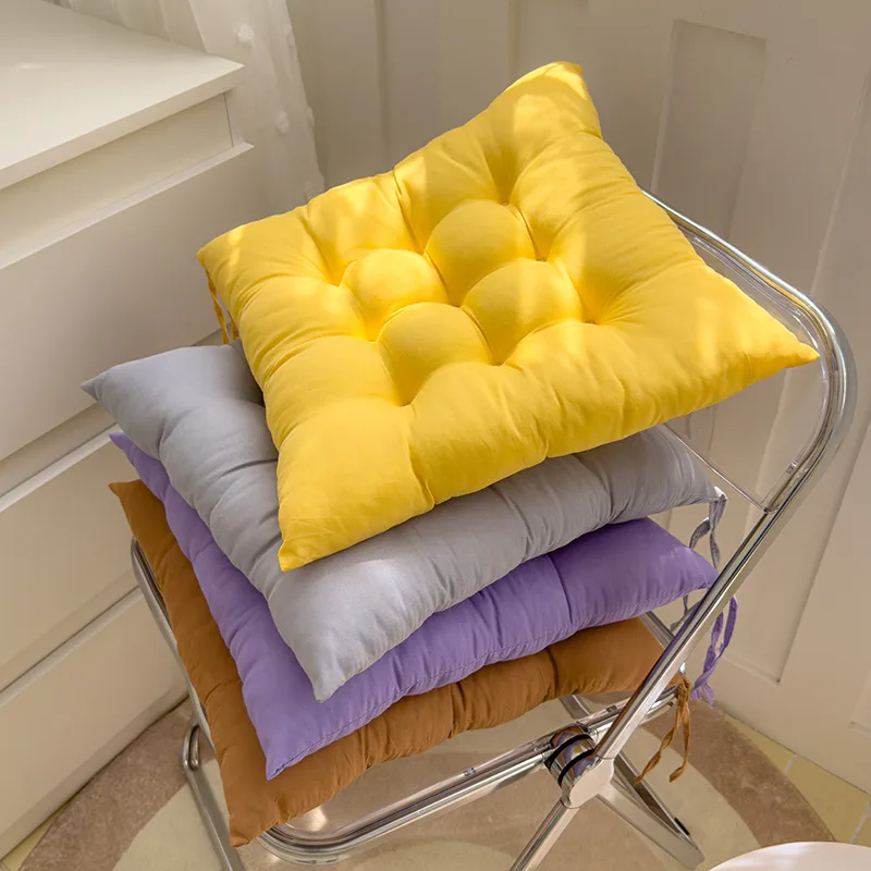 

Student Dormitories Thickened Seat Cushions Office Sedentary Chair Buttock Pad Household Square Pillow Waist Backrest Cushion