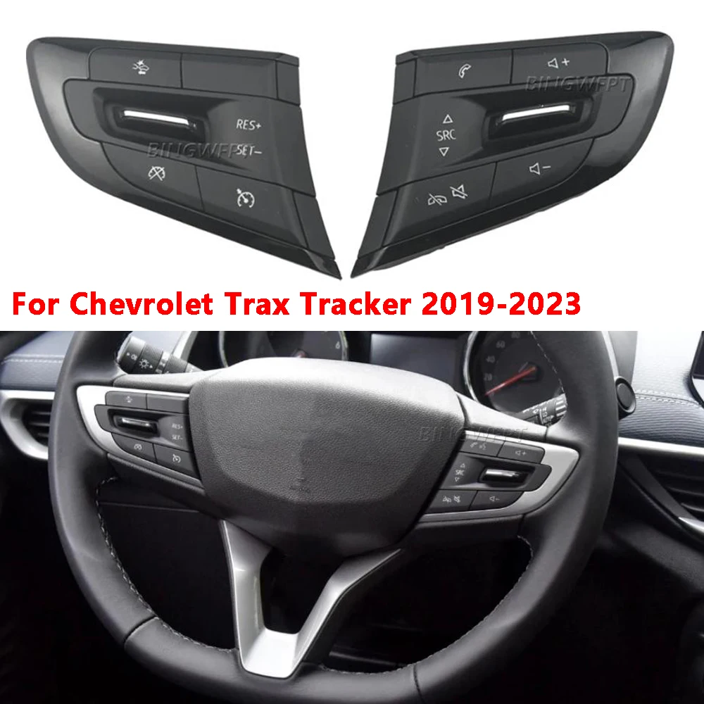 

Автомобильная аудиосистема, кнопка регулировки громкости, многофункциональный переключатель круиз-контроля на руле для Chevrolet Trax Tracker 2019-2023