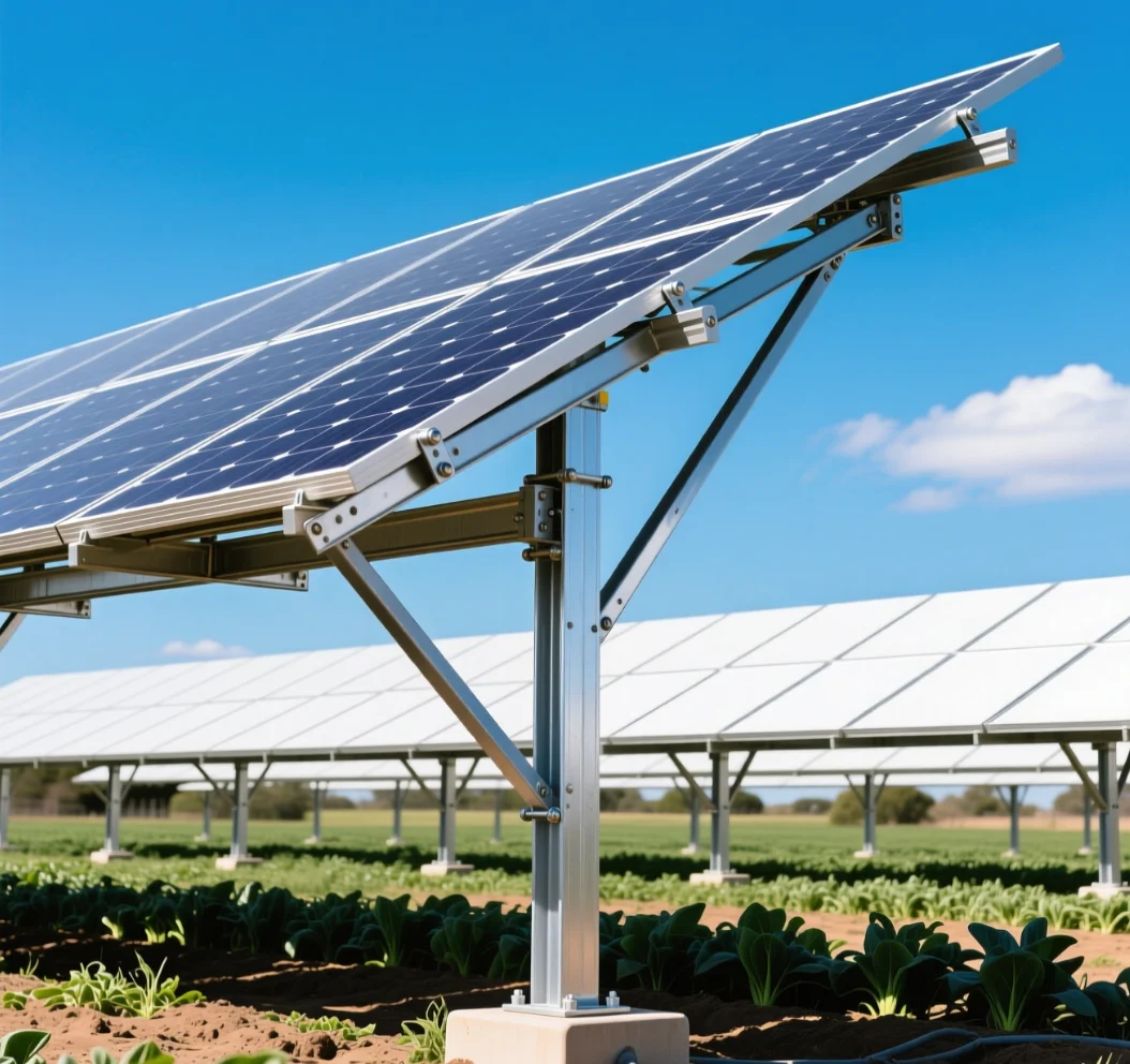 Steel Ground Mount Solar Panel Racking System PV Mounting Structure for Large Scale Industrial Power Plant 2MW 3MW 5MW - Detail 1