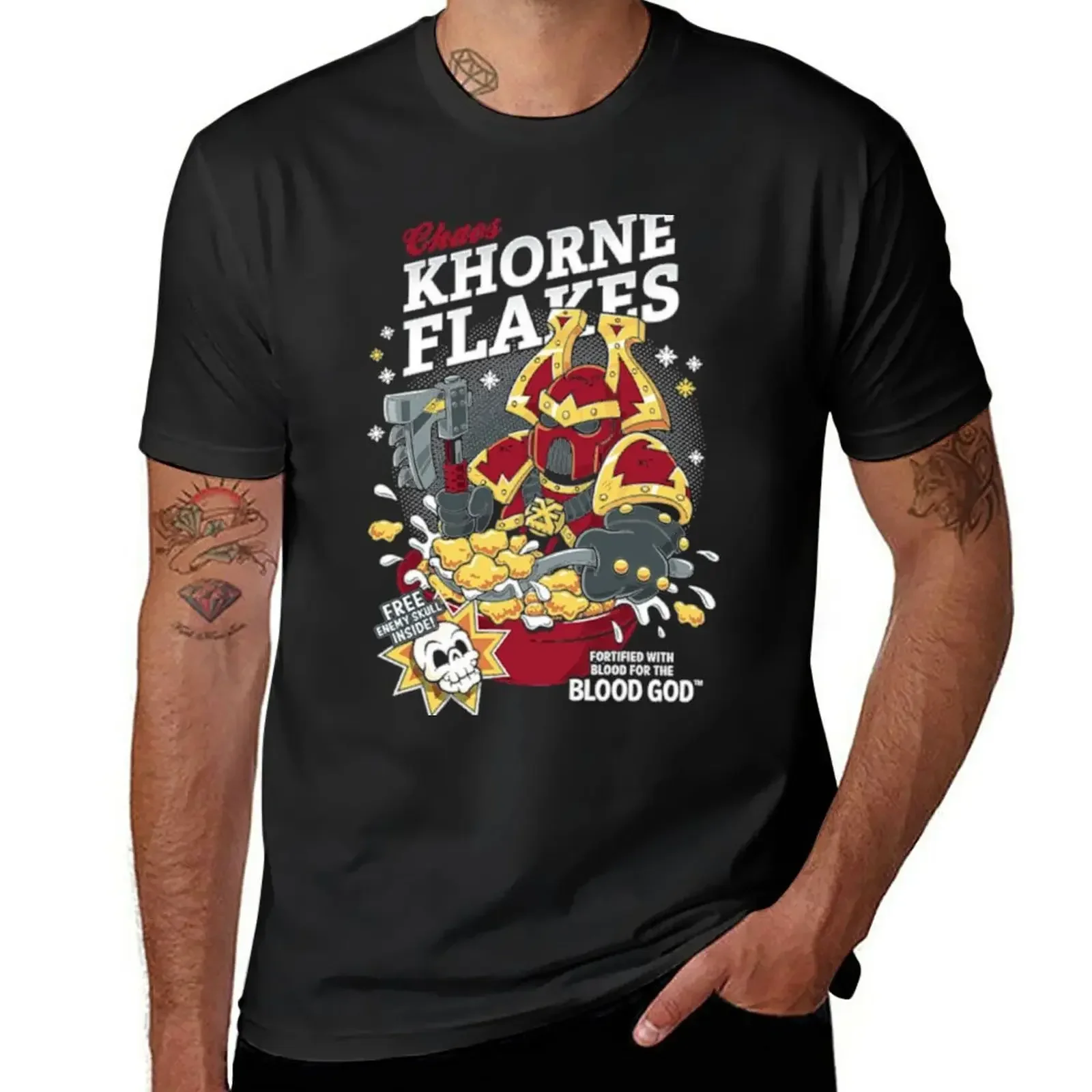 Chaos Khorne Flakes T-Shirt Essential t shirt man custom t shirt cute clothes sweat shirts men Short Sleeve new in tops & tees