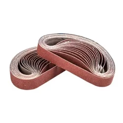 Correa de lijado para Metal y madera, banda abrasiva de óxido de aluminio de 1