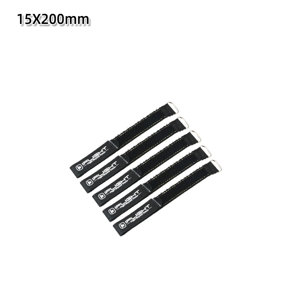 5 Stück 10X100mm / 10X130mm IFlight Magic Sticker Tape Nylon Lipo Akku-Gurtband Wiederverwendbarer Kabelbinder für FPV RC Akku