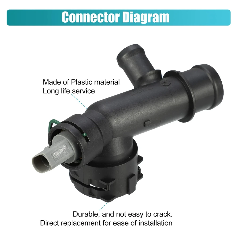 

Radiator Fitting Coolant Connector Perfect Match Easy Installation Stable Performance Engine Coolant Hose Connector