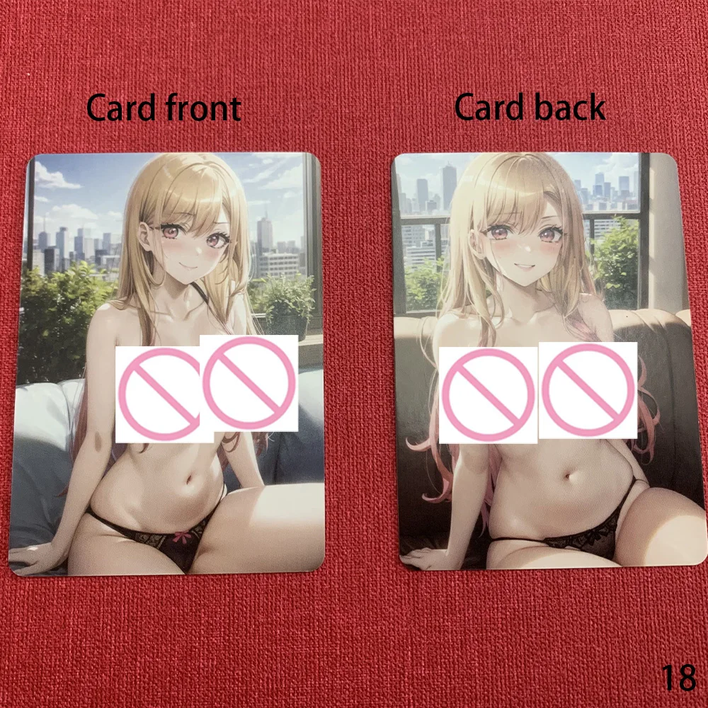 Azur Lane USS St Louis Anime Sexy Fully Nude Collezione di carte Matte Big Chest Big Butt Beauty Nude Card Otaku Regali 63 * 88mm