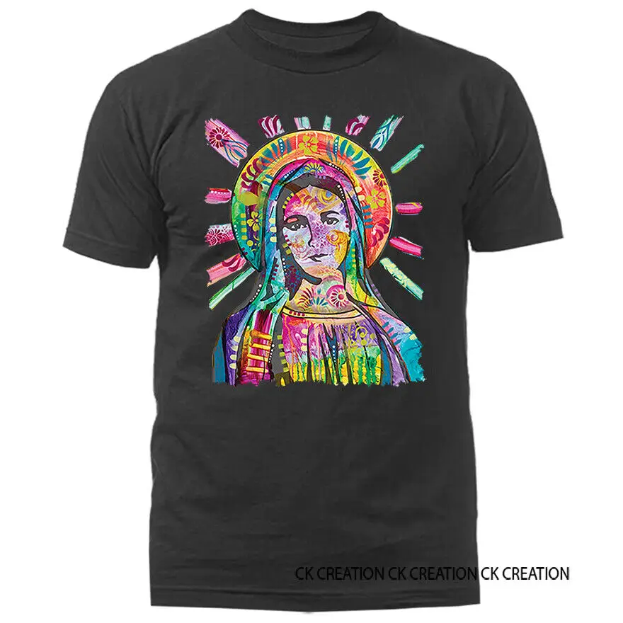 Mother Mary Virgin Maria Mary Catholic Religious T-shirt For Men Clothing Women Short Sleeve Tees High Quality 100%Cotton