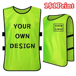 Spor Tank Top yelek özel baskılı Logo yetişkin çocuk spor oyunları futbol basketbol oyunları iş aktivite üst nakış