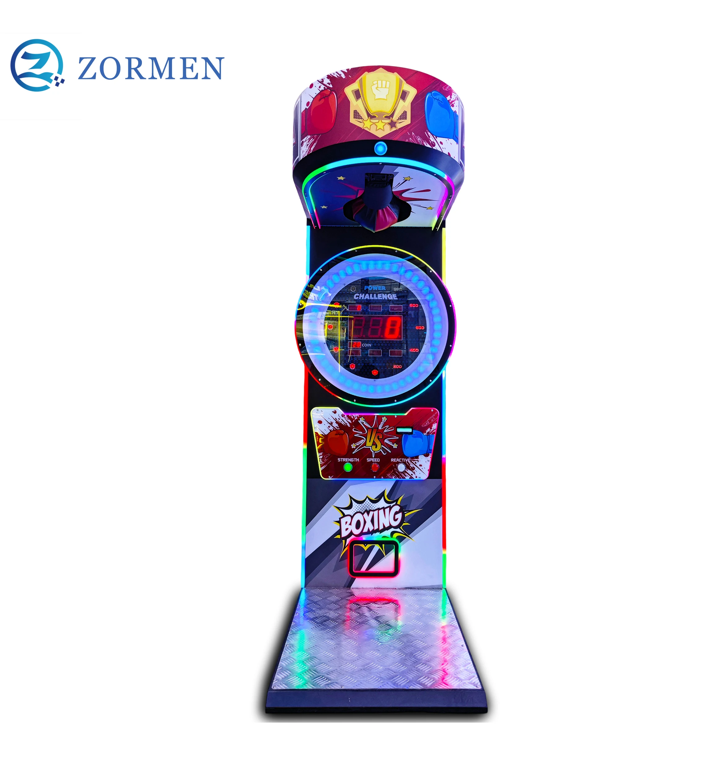 High Quality Entertainment Boxer Amusement Park Coin-operated Sports Arcade Force Measuring Boxing Game Machines