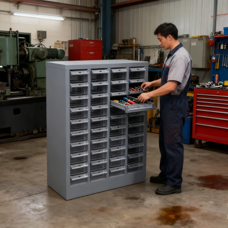 

10/12/18/20/24/40 Drawers Cabinets,Heavy-Duty Steel Cabinet,Workshop Drawer Storage Cabinets, Metal Tool Garage Cabinets