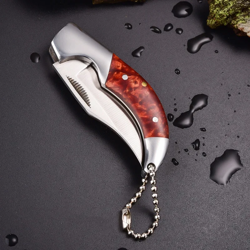 Stainless Steel Folding Knife Portable Mini Knife Fruit Peeling Vegetable Knives Sharp Pocket Household Kitchen Accessories