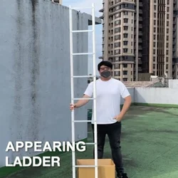 Appearing Ladder (2.5M) Magic Tricks Long Ladder Appearing From Empty Box Bag Stage Street Illusions Gimmicks Mentalism Props