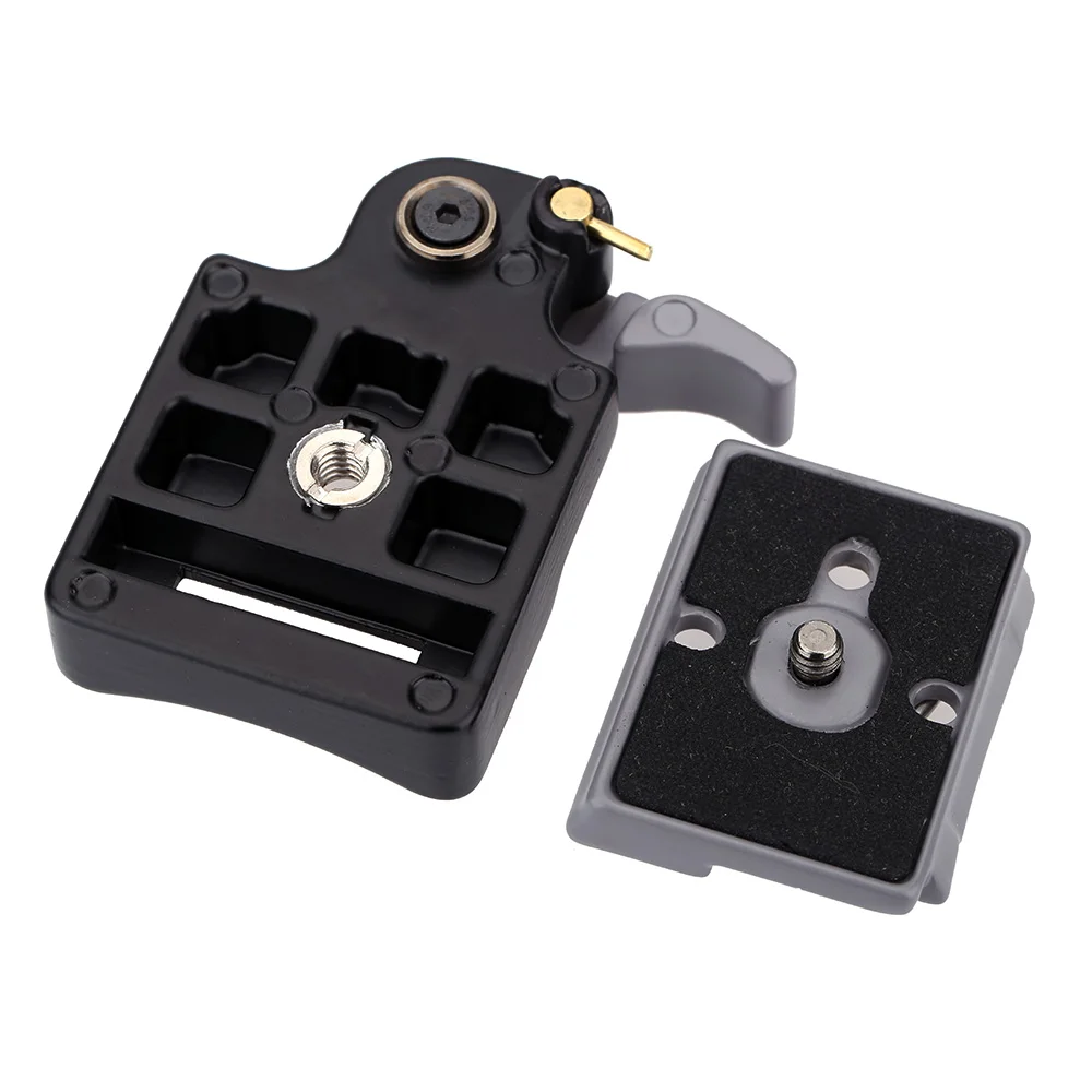 Camera 323 Quick Release Clamp Adapter + Quick Release Plate Compatible for Manfrotto 200PL-14 Compat Plate Quick Release Plate