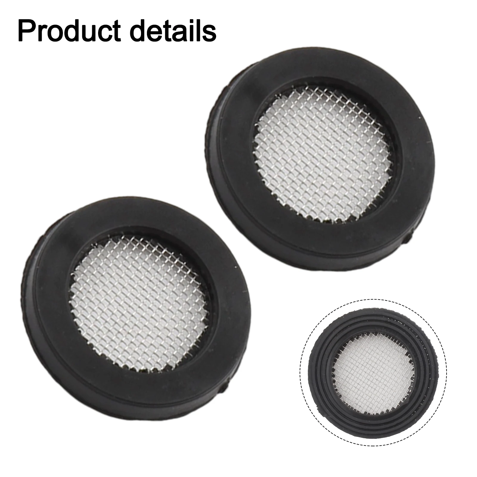 Strainer Filters Connections Dishwasher Faucets Gasket Gauze Replacement Rubber&plastic Shower Tool 10pcs Useful