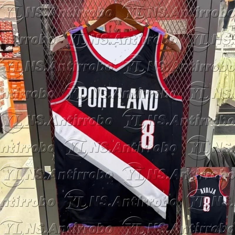 2025 New Arrive Style Deni Avdija Basketball Jersey Men Clothes Basketball Vest Summer Water Sports Fashion Clothes