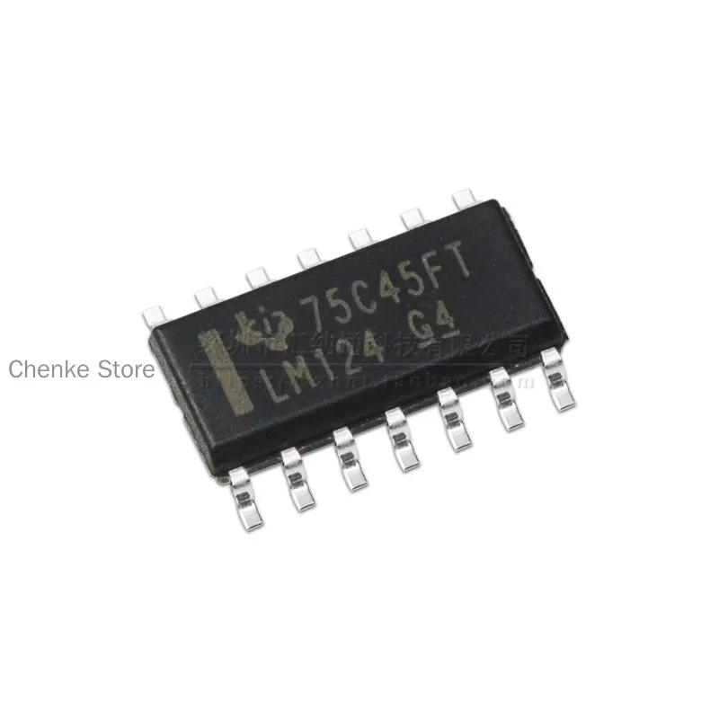 20PCS/original genuine LM124 LM124DR patch SOP-14 four-way operational amplifier chip