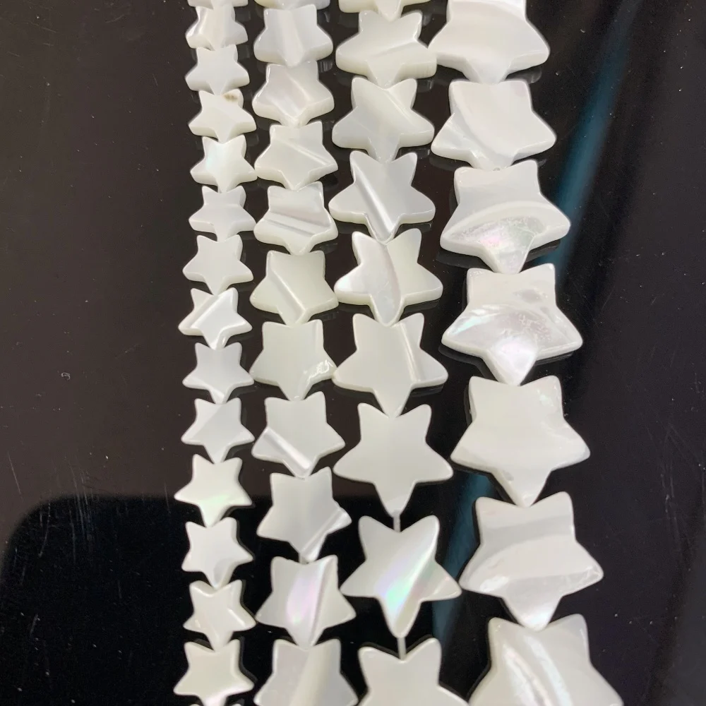 Natural Freshwater Shell Beads Flower Shape Shell Mother Of Pearl Loose Spacer Beads For Jewelry Making DIY Bracelet Necklace15