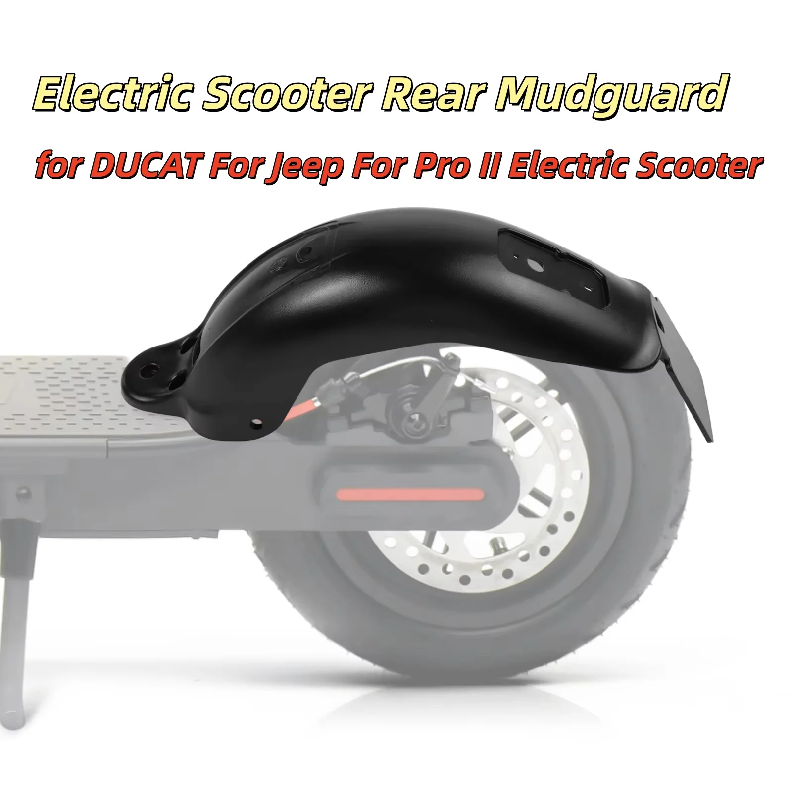 

Mudguard For Jeep Rear Mudguard Outdoor Riding Protective Mudguard For Electric Bike Wear-Resistant Material Compact Size