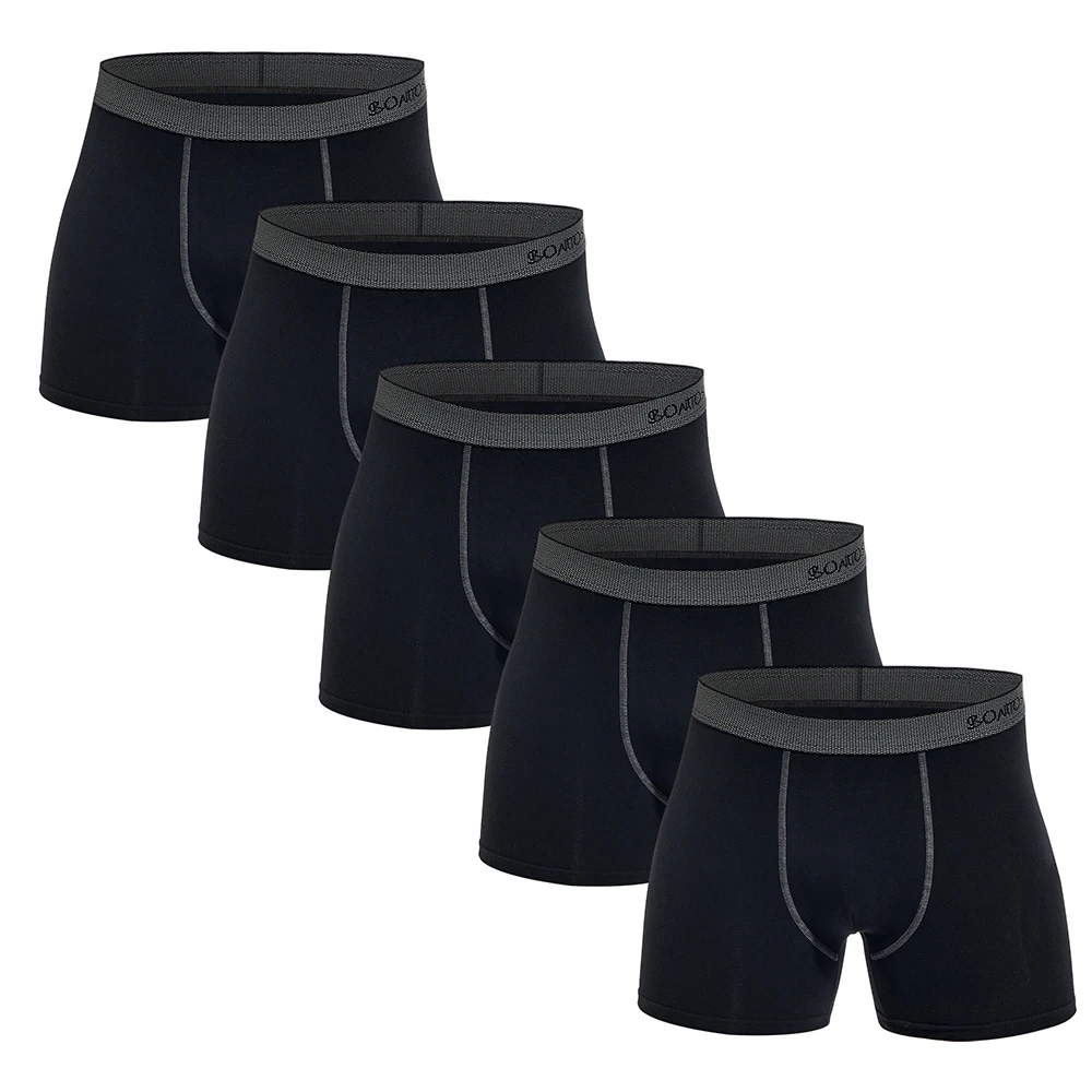 5pcs Pack 2023 Men Panties Cotton Underwear Male Brand Boxer And Underpants For…