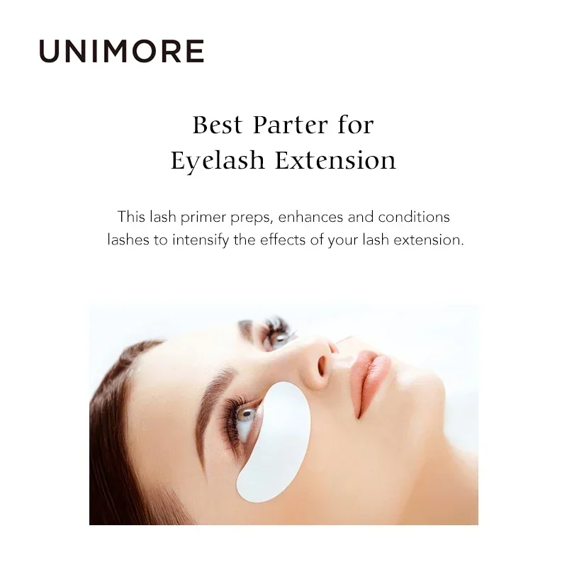 5PCS Unimore Primer per Estensione Delle Ciglia Pre-treatamento Adesivo Lash Cleaner 15ml Gel Detergente Lash Adesivo per Tutte Le Colla per Ciglia