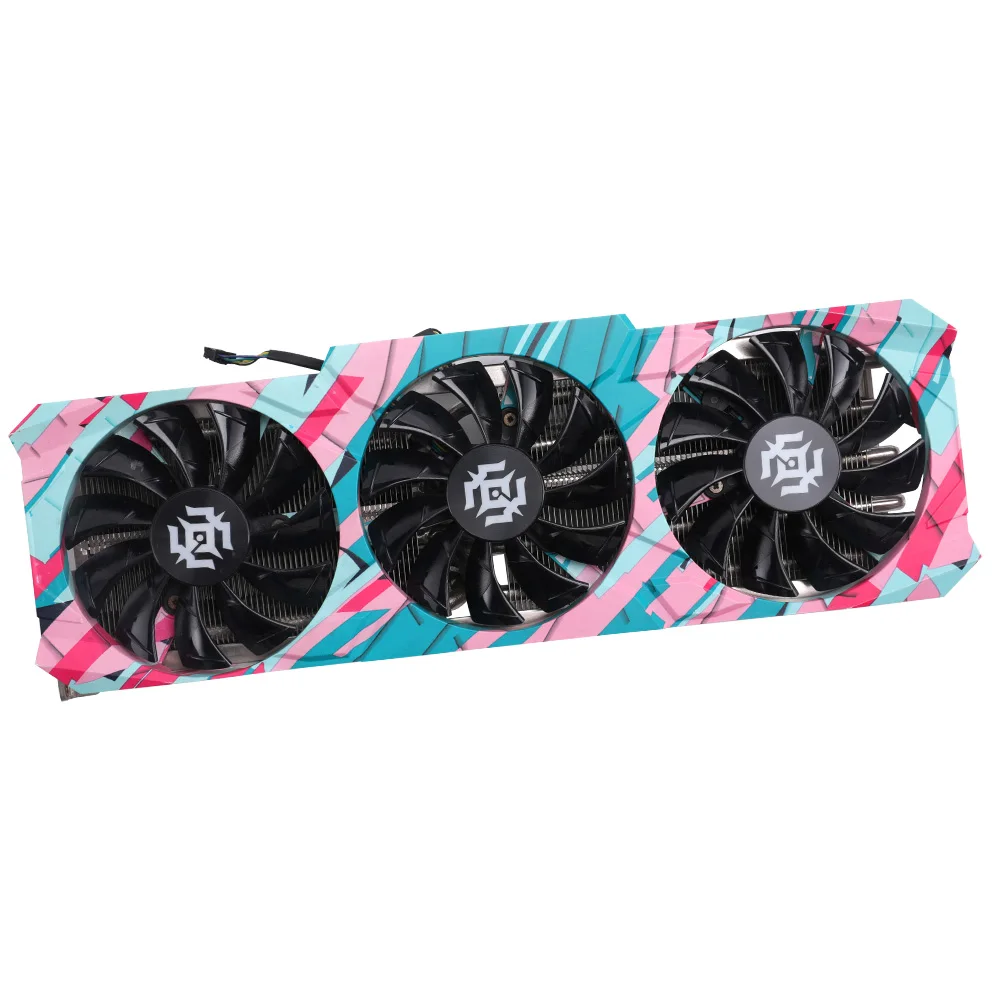 RTX3080 GPU Cooler Assembly Replacement For ZOTAC RTX3080 X Gaming OC Graphics Card Heatsink Fan Cooling Kit With Backplate