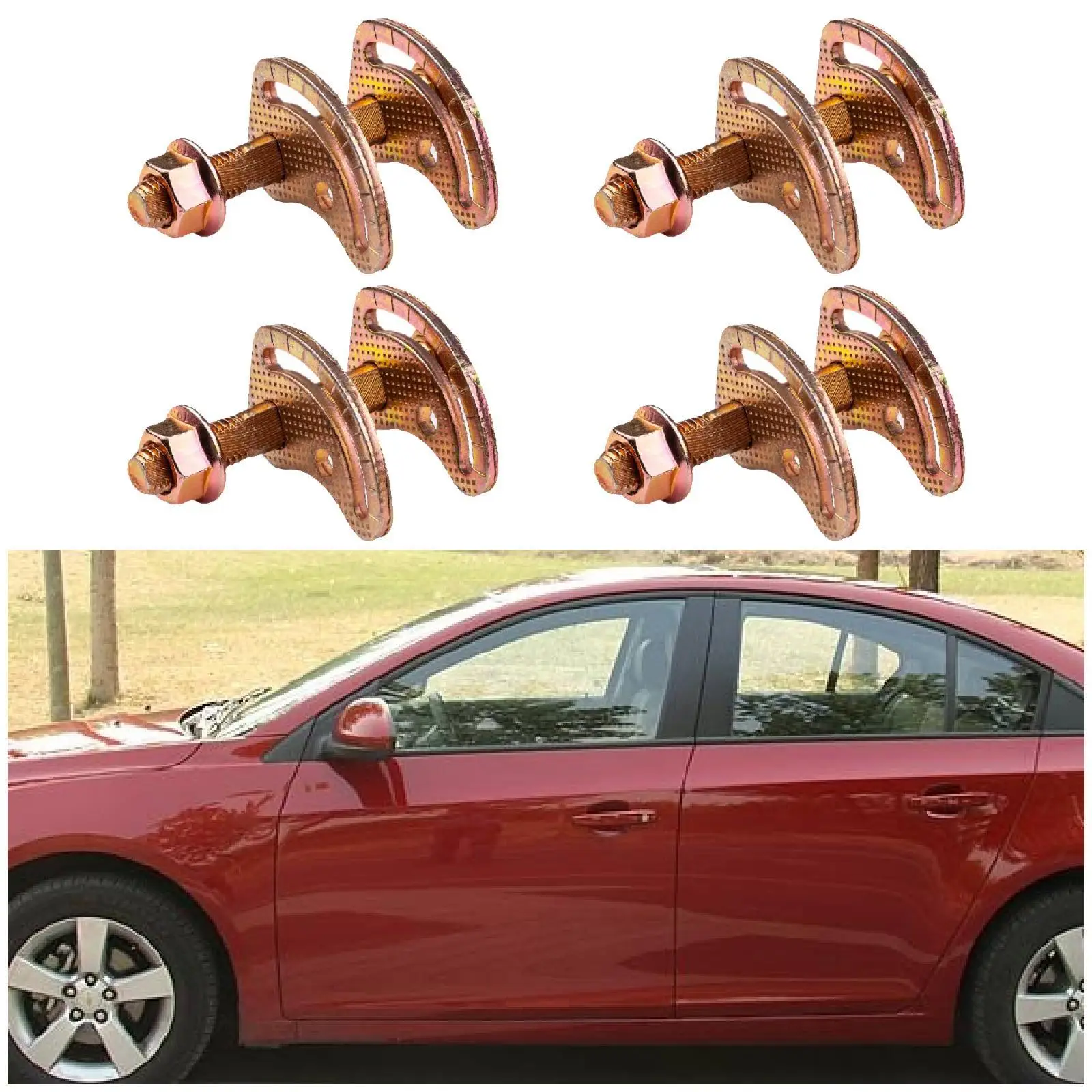 4Pcs cam Bolt Kit Heavy Duty KR0026 for Chevrolet 1500HD 01-10 2500HD