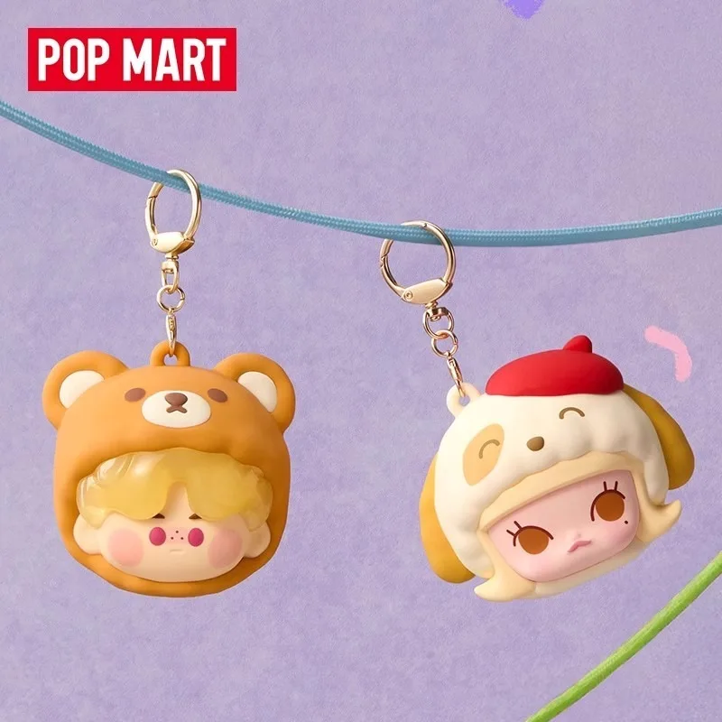 

POPMART Original Genuine Bubble Cute Pajama Party Series Earphone Case Blind Box Fashionable Peripheral Surprise Gift in Stock